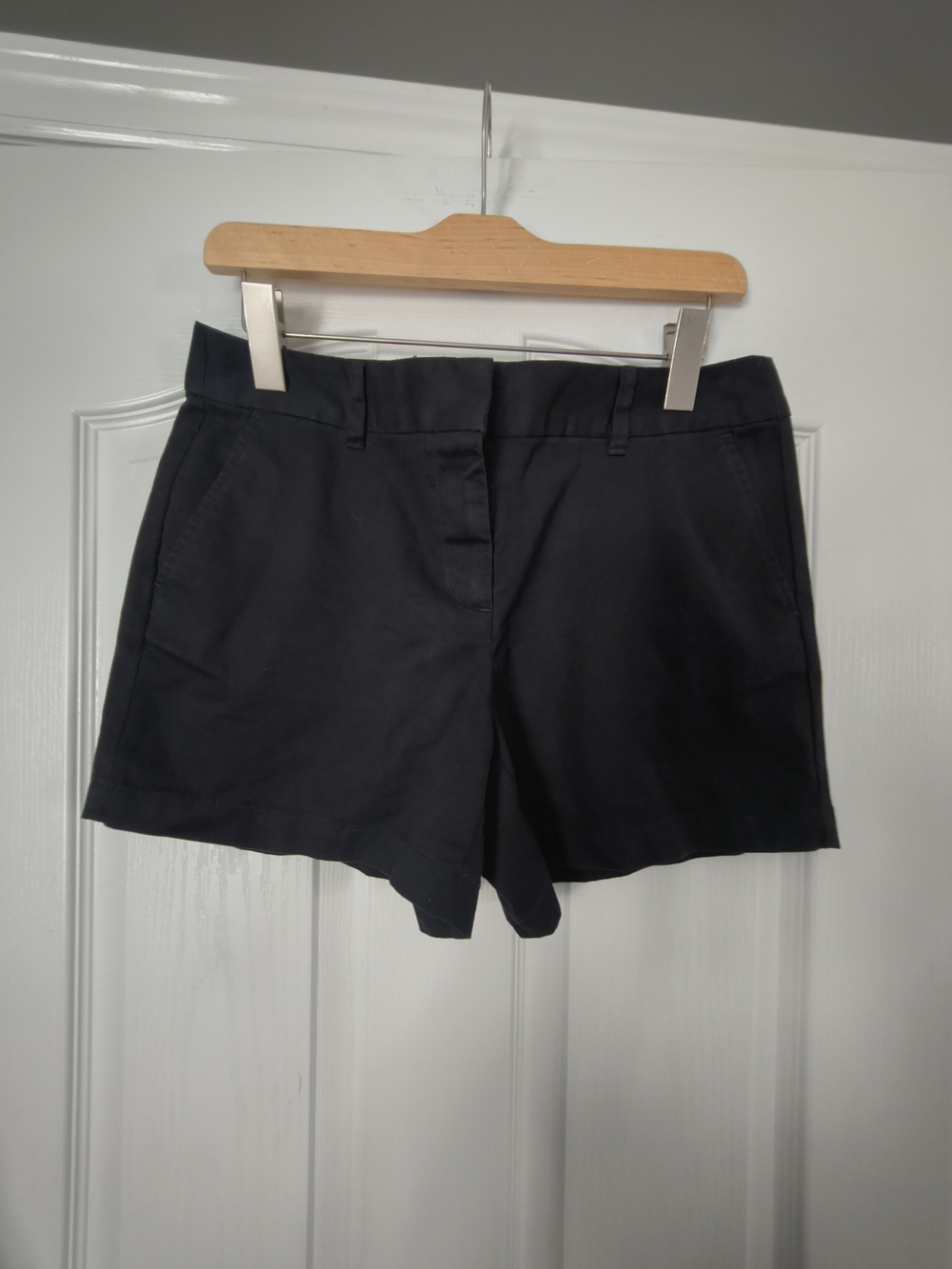 LOFT Black Classic Bermuda Shorts